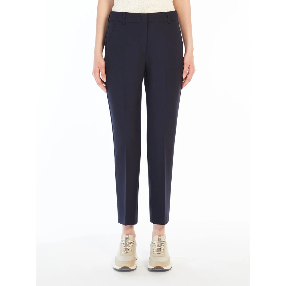 Max Mara Weekend Cady Sigaretbroek Blue Dames