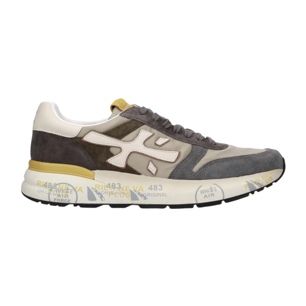 Premiata Grijze Sneakers voor Mannen Heren Schoenen Grijs