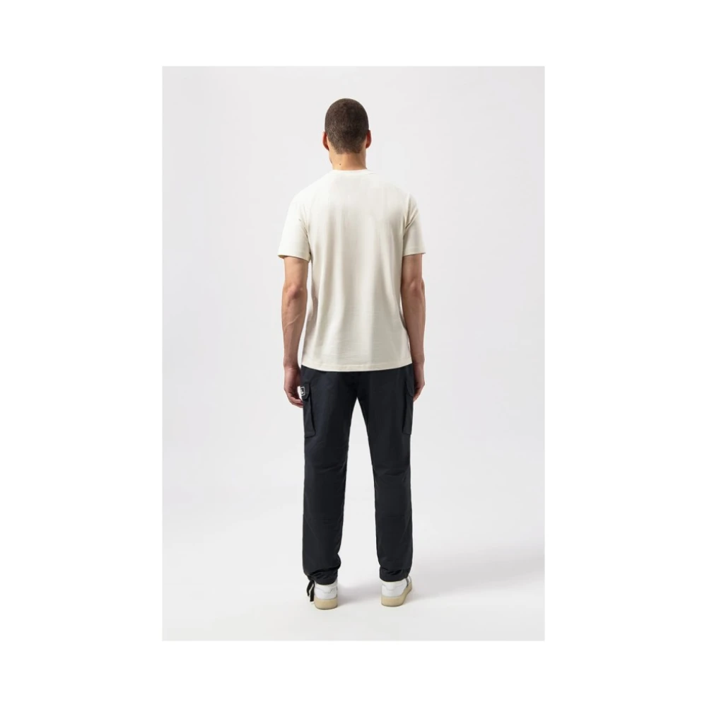 Balr. Logo Print Katoenen T-shirt White Heren