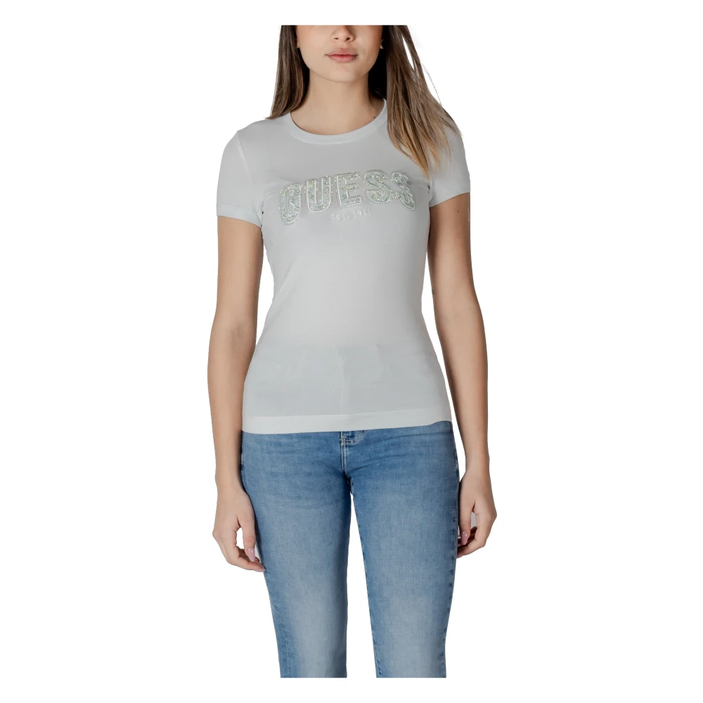 Guess - Tops > T-Shirts - Blue - Guess - Modalova