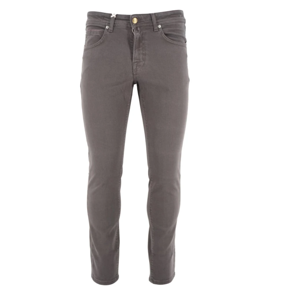 Briglia Grijze Bull Cream 5-Pocket Jeans Gray Heren