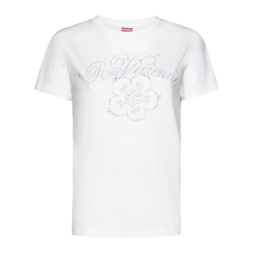 Kenzo Beige T-shirts en Polos White Dames