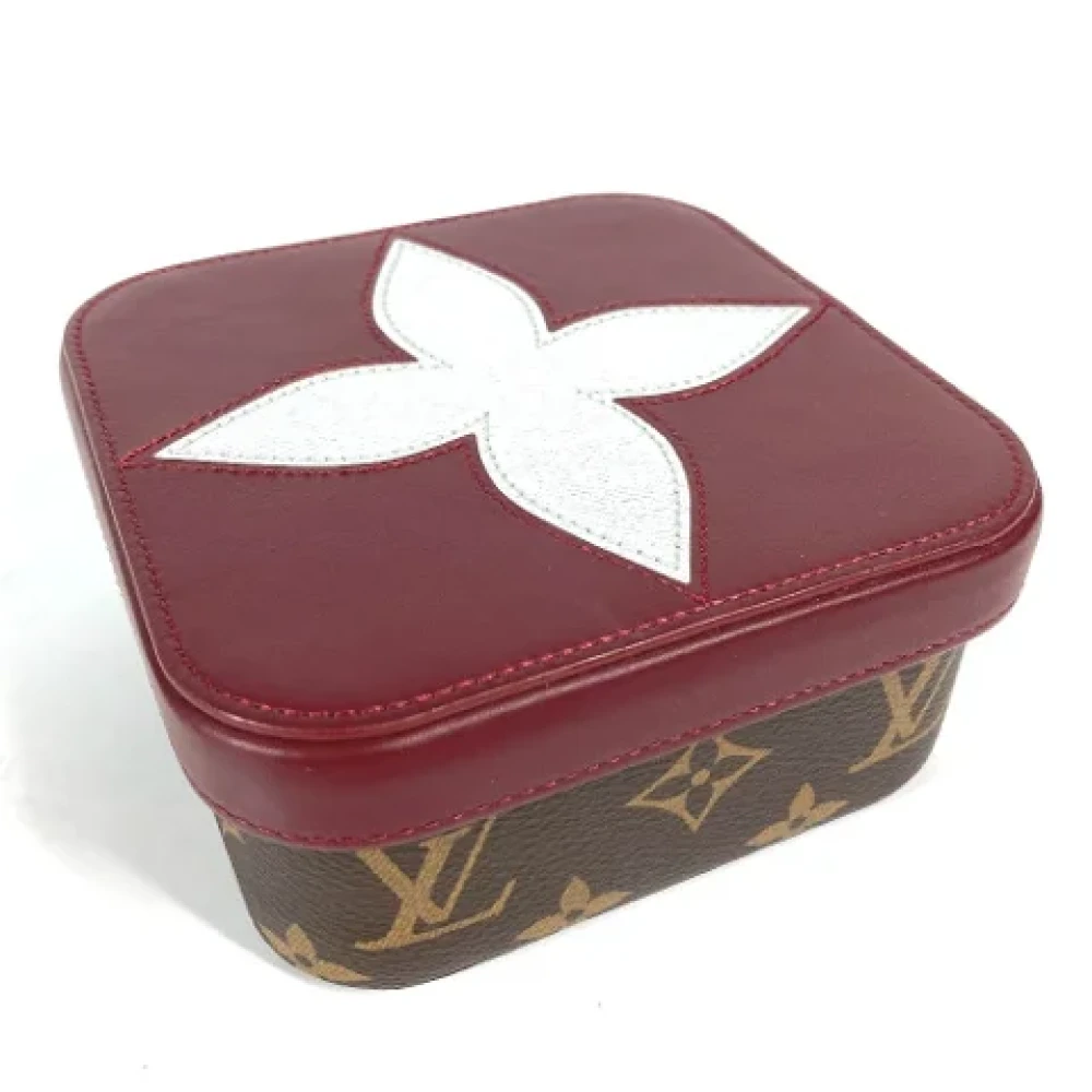 Louis Vuitton Vintage Pre-owned Cotton home-office Brown Dames
