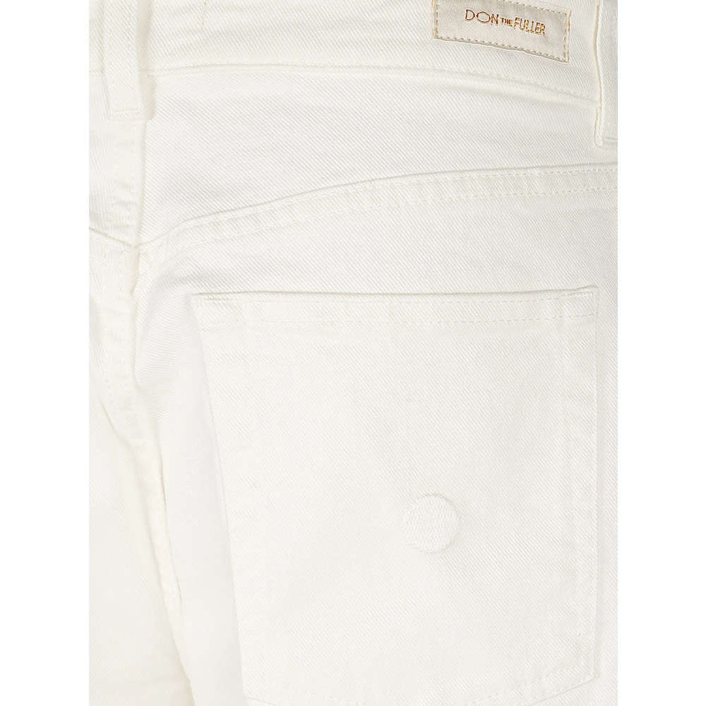 Don The Fuller Widecropped Stoccarda Jeans White Dames