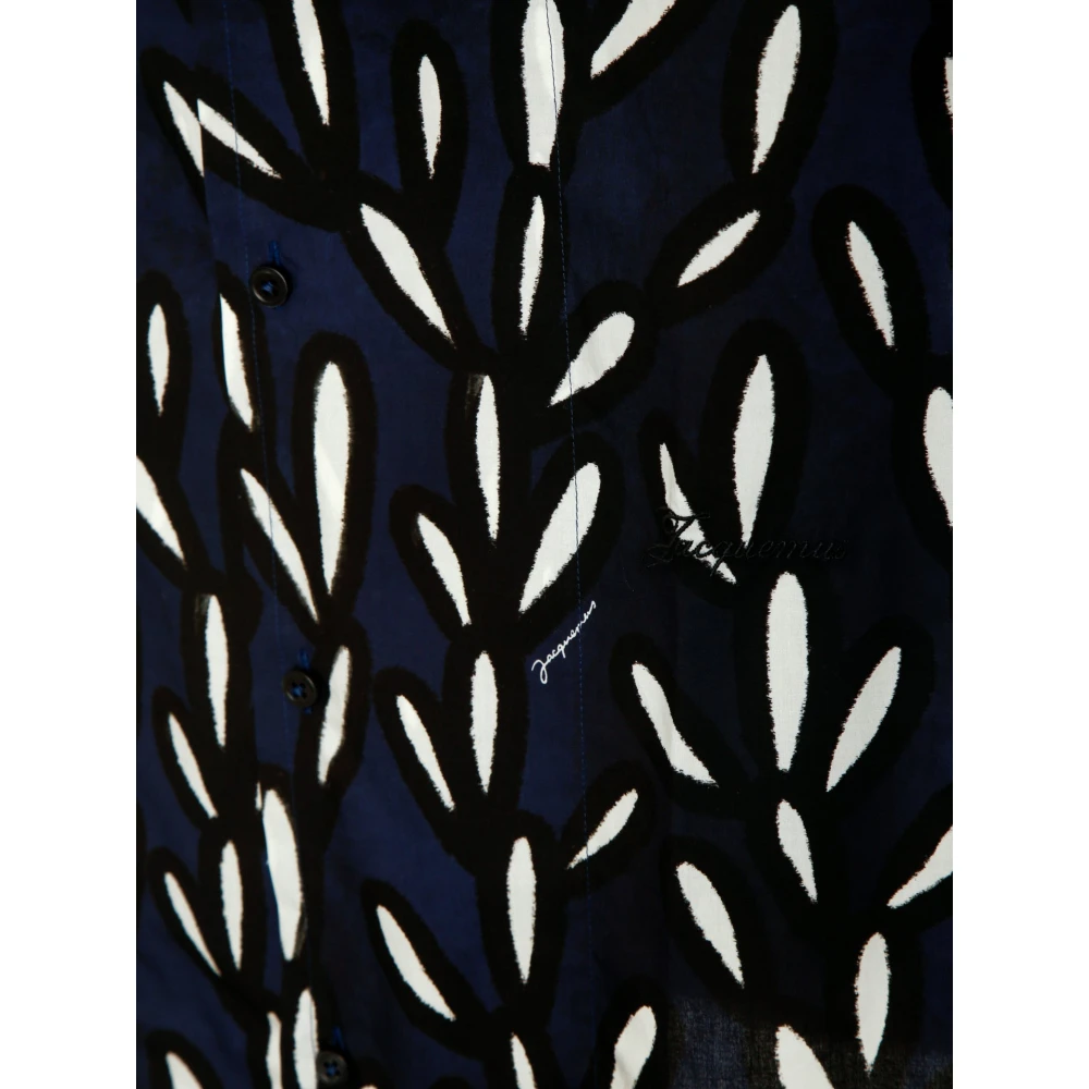Jacquemus Denim overhemd met knoopsluiting Multicolor Heren