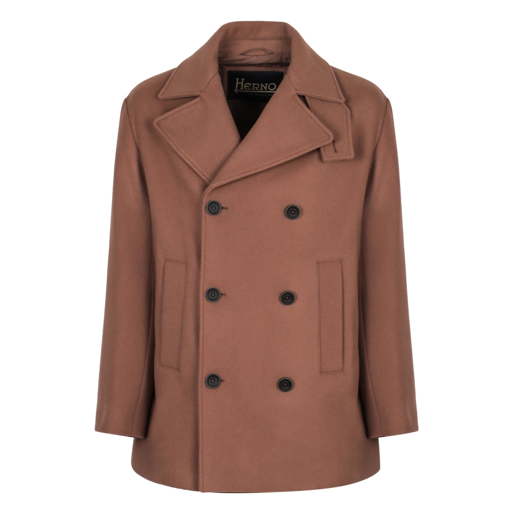 Herno Uomo Marrone Cappotti, M, New,