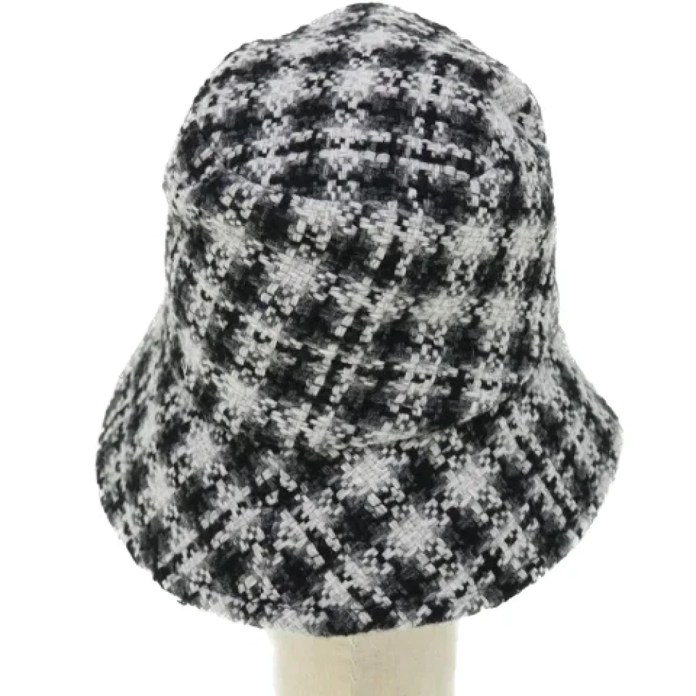 Chanel Vintage Pre-owned Wool hats White Dames