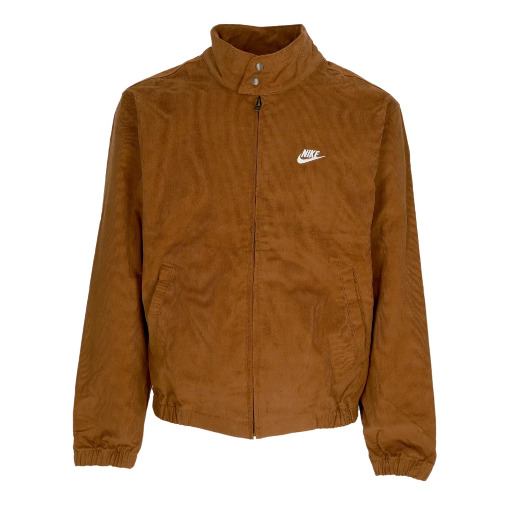 Nike Brown Outdoor, Male, S, Corduroy Harrington Jacket British Tan/White
