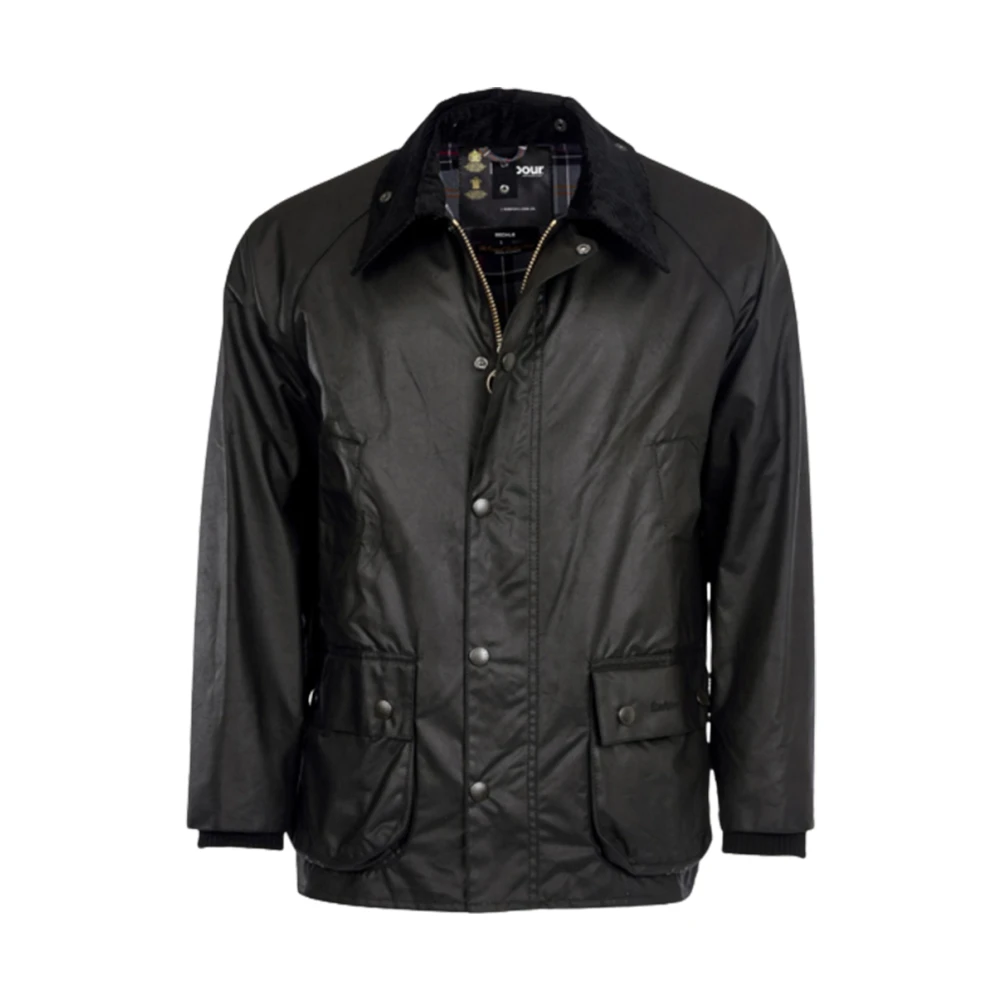 Barbour Zwarte Bedale Gewaxte Jas Black Heren