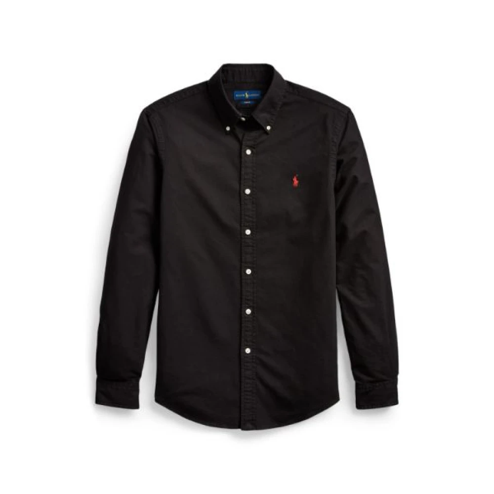 Polo Ralph Lauren Męski Czarny Koszule, Mężczyzna,, Casual Shirts 2XL
