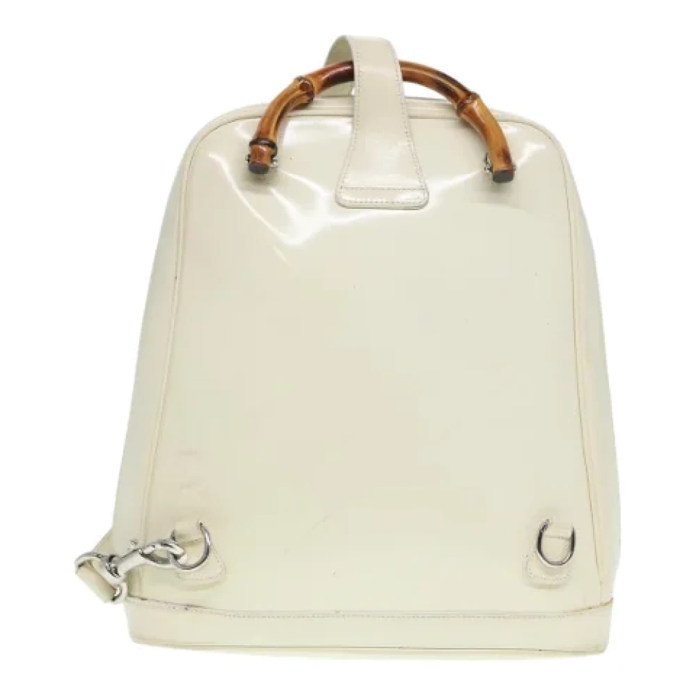 Gucci Vintage Pre-owned Nylon gucci-bags Beige Dames