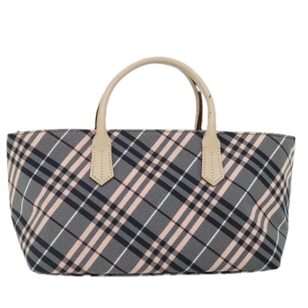 Burberry Vintage Pre-owned Nylon handbags Gray Dames