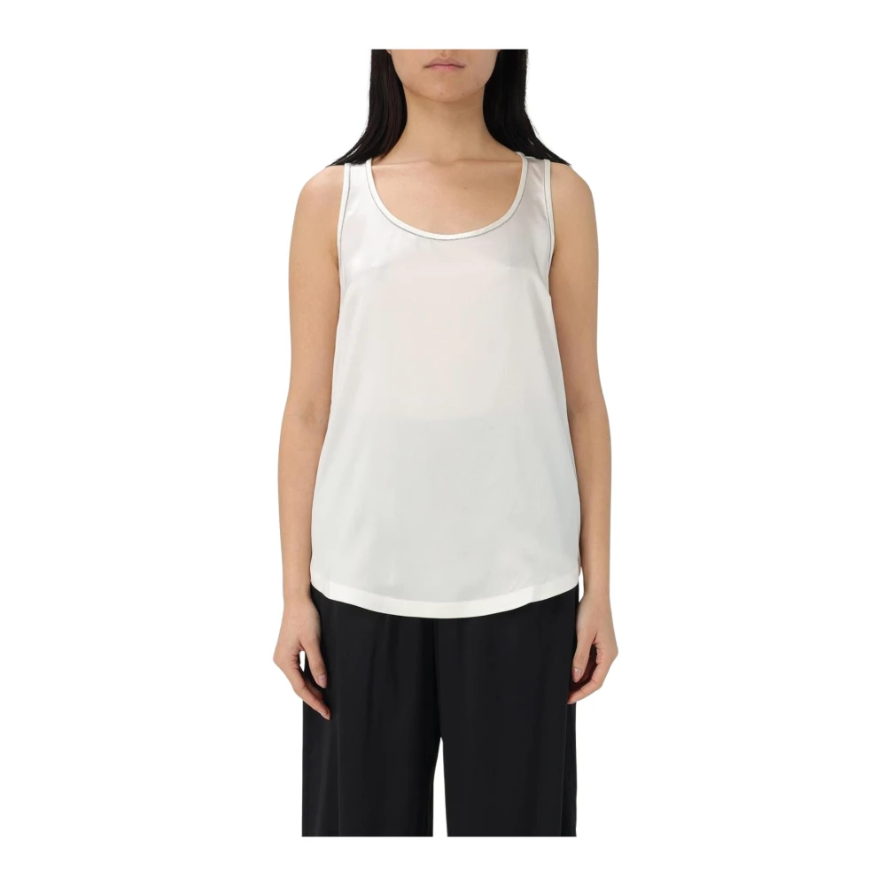 Tops > Sleeveless Tops - - Brunello Cucinelli - Modalova