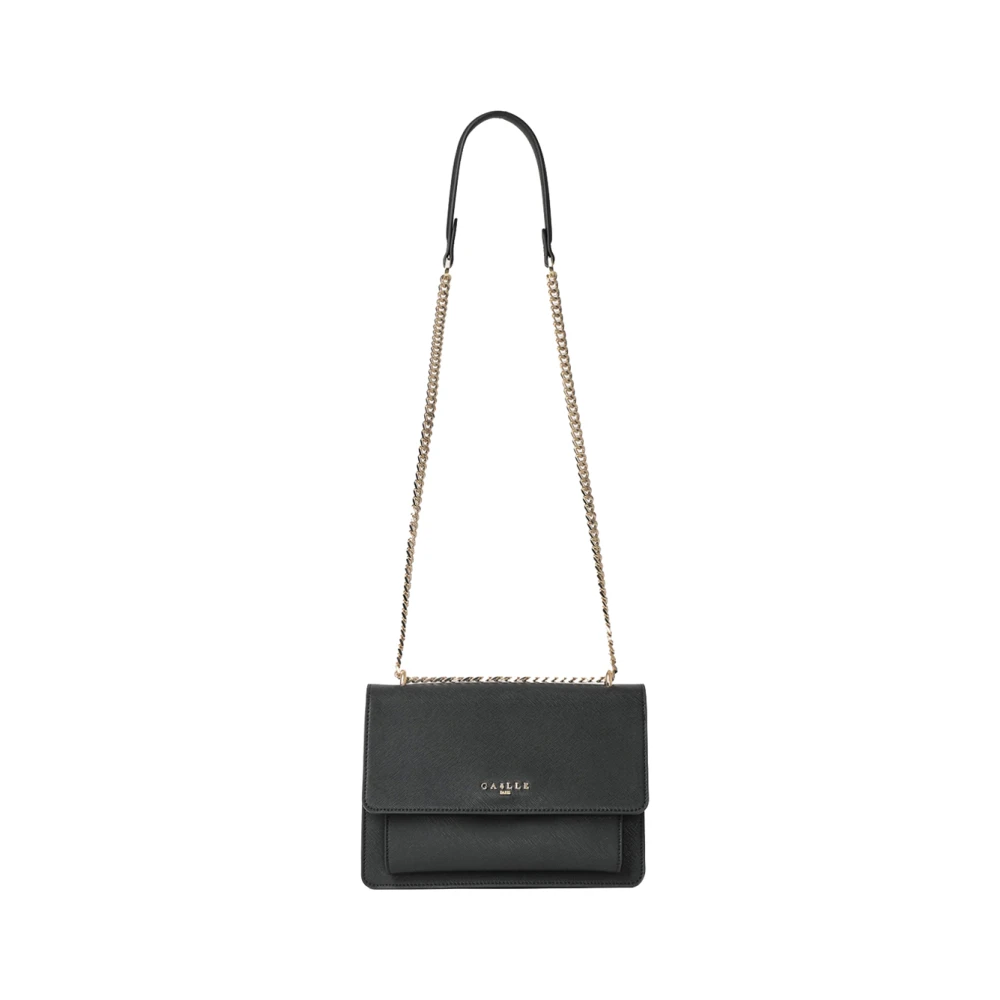 Gaëlle Paris Zwarte Schoudertas Elegant Veelzijdig Chic Black Dames