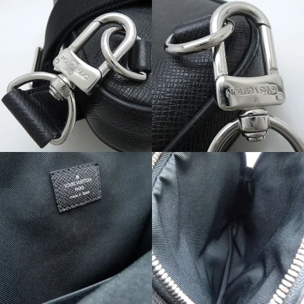 Louis Vuitton Vintage Pre-owned Leather shoulder-bags Black Heren