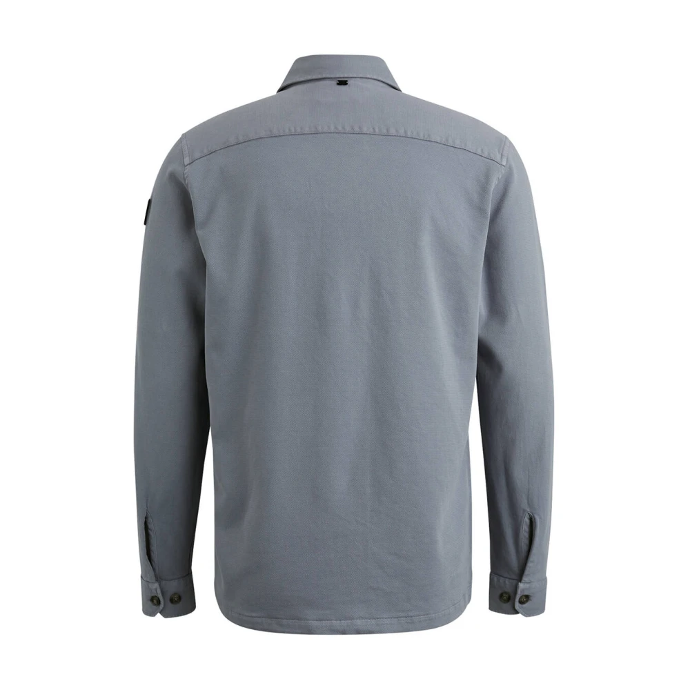 Vanguard Lange mouw overhemd GD Structuur Blue Heren