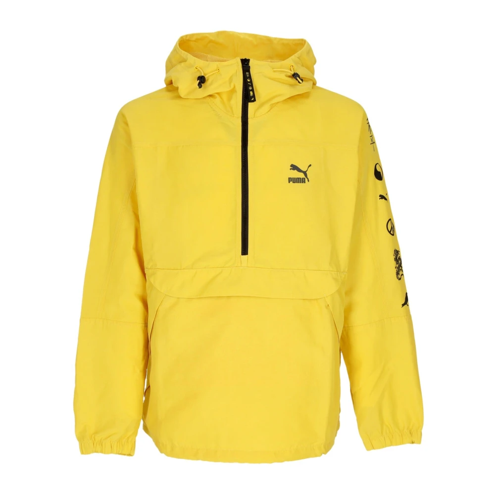 Puma Windjack Anorak Jas Zonnestraal Geel Yellow Heren