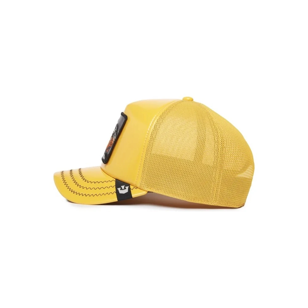 Goorin Bros Zwarte Mamba Satin Trucker Cap Yellow Heren