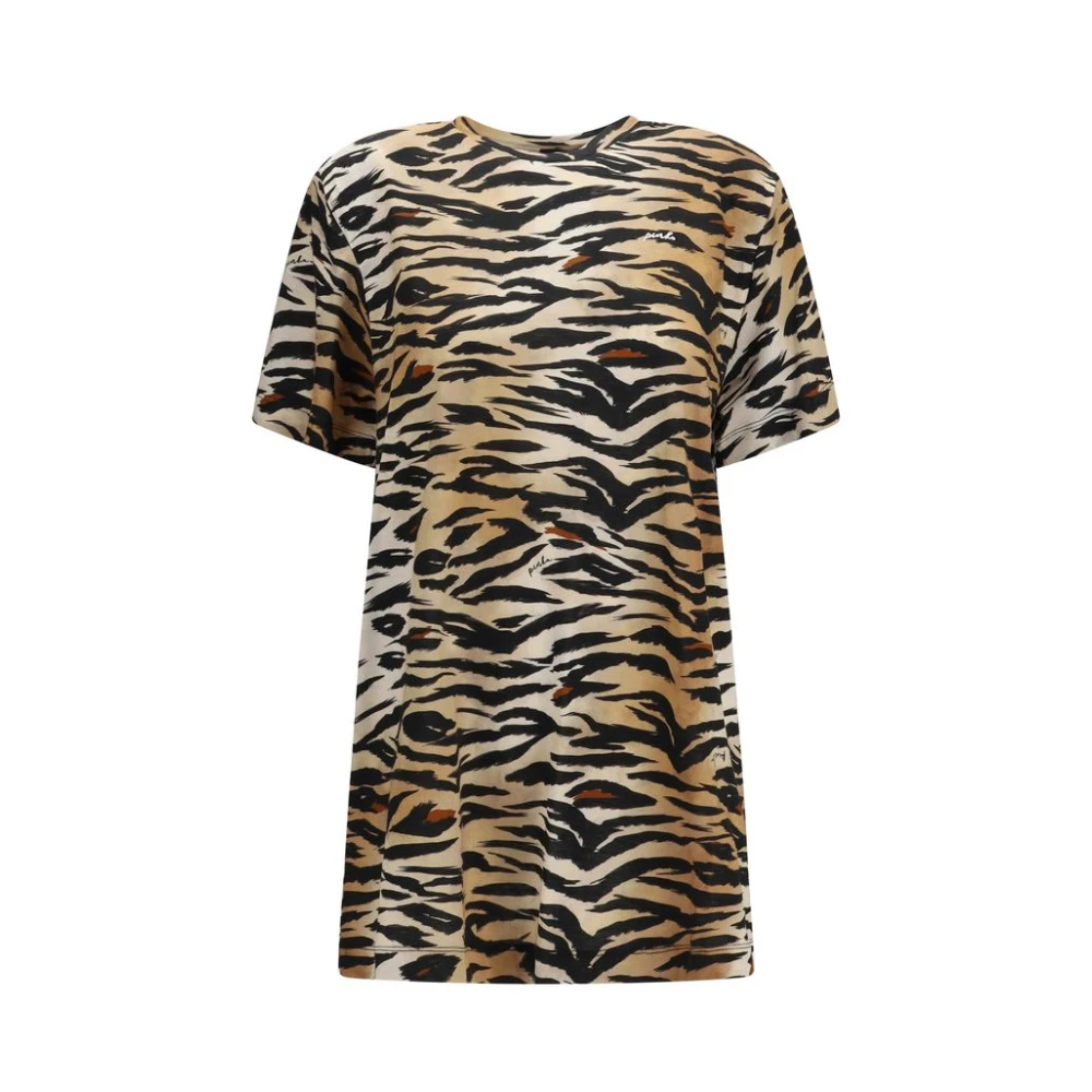 Pinko Women's Multicolor Tiger Print Top - T-Shirts - Xs - Tops