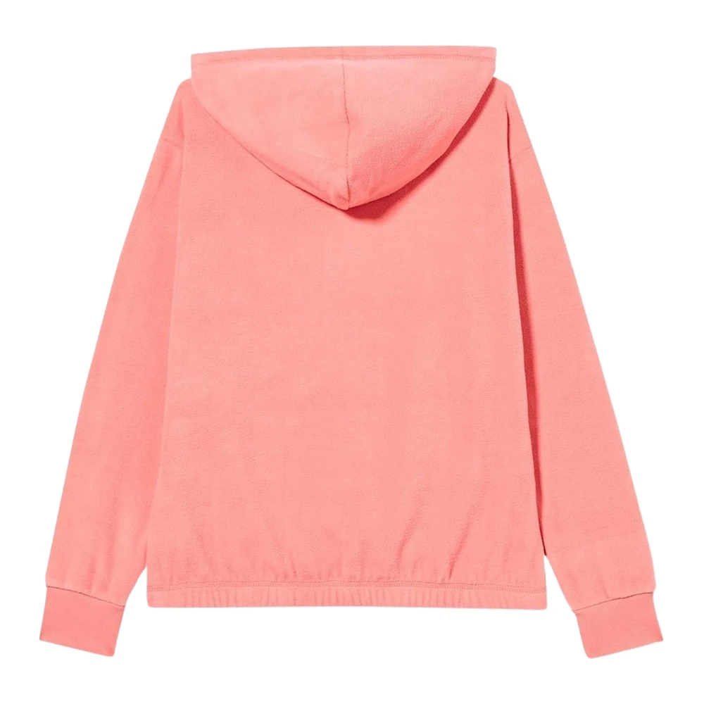 Champion Gezellige hoodie met kleur-matching capuchon Pink Dames