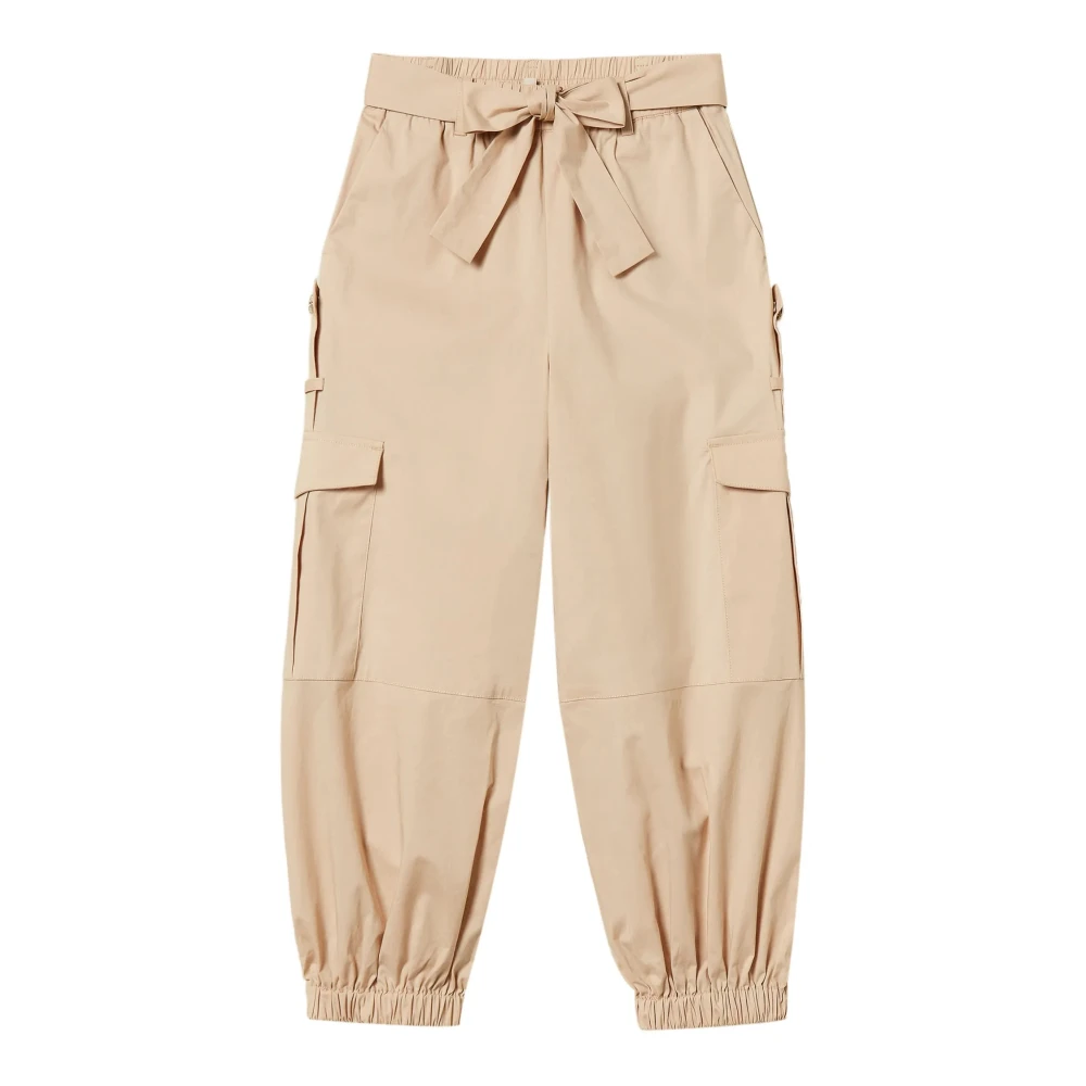 Twinset Girls Beige Pantalone - Trousers - 8 Y - Kids