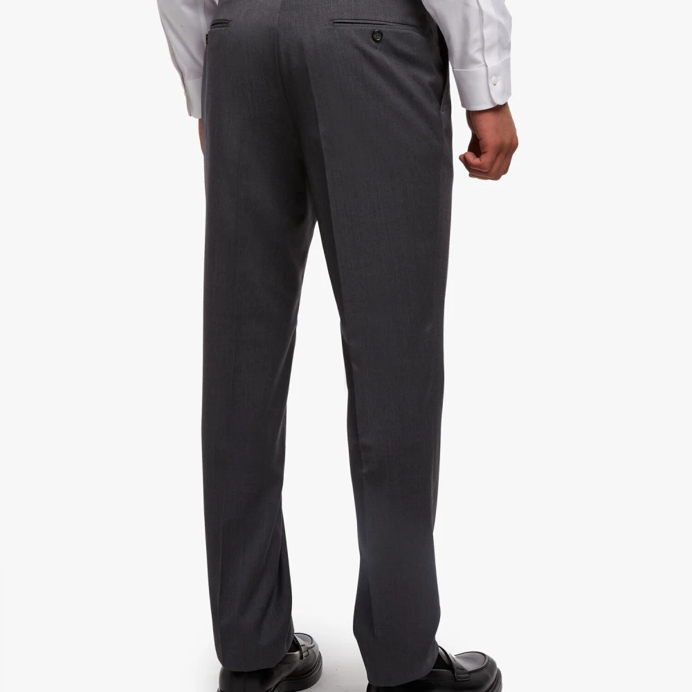 Brooks Brothers Pak Zuivere Maagdelijke Wol Gray Heren