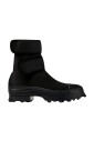 bottes-noires-plates-pour-femmes