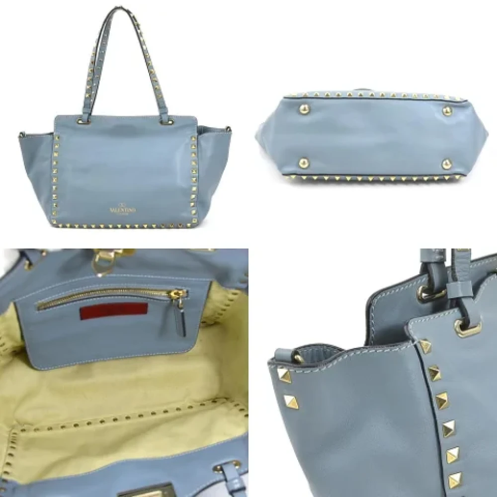 Valentino Vintage Pre-owned Fabric handbags Blue Dames