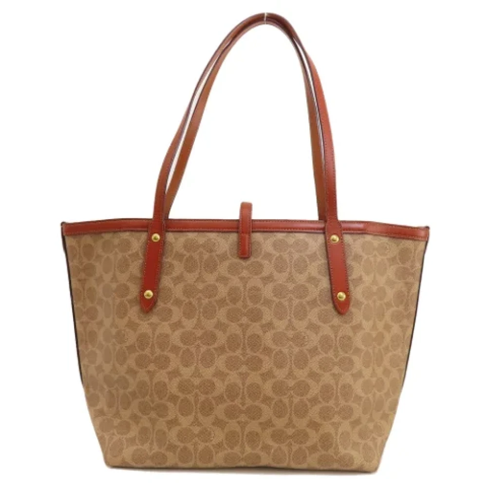 Coach Pre-owned Canvas totes Brown Dames