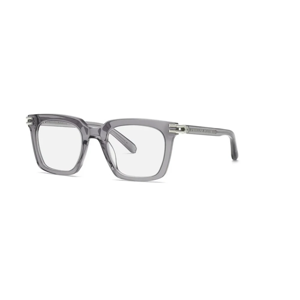 Philipp Plein Donkergrijze Semi Matte Zonnebril Gray Unisex