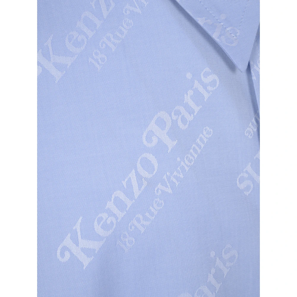 Kenzo Verdy Overhemd Blue Heren
