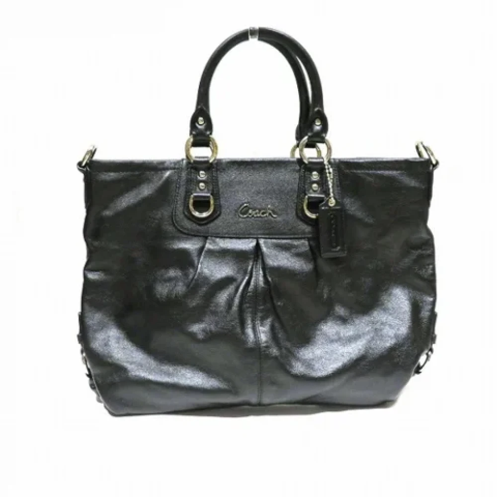 Coach Pre-owned Fabric handbags Black Dames