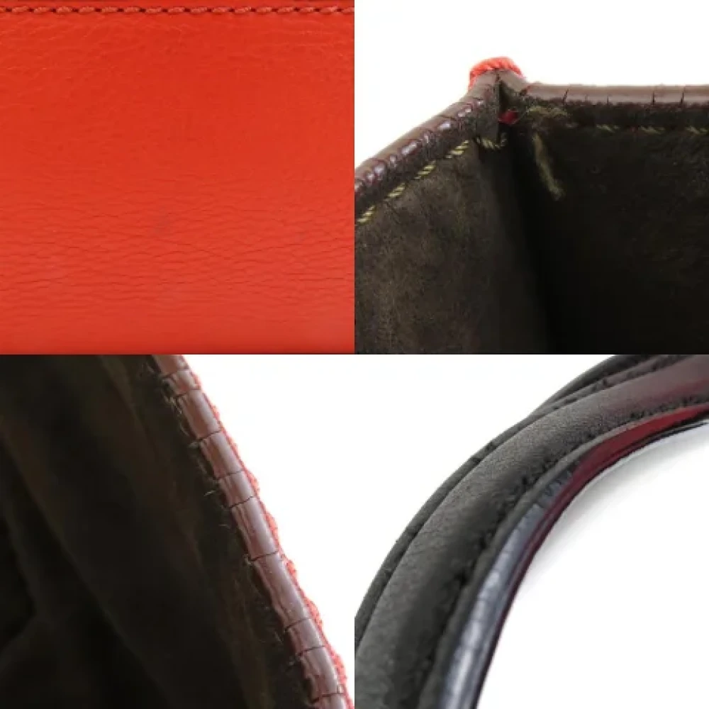 Fendi Vintage Pre-owned Fabric handbags Red Dames