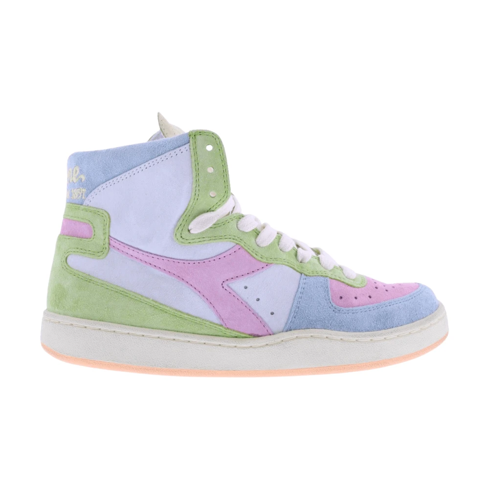 Diadora Rainbow Mi Basket Sneakers Dames Schoenen Veelkleurig Multicolor