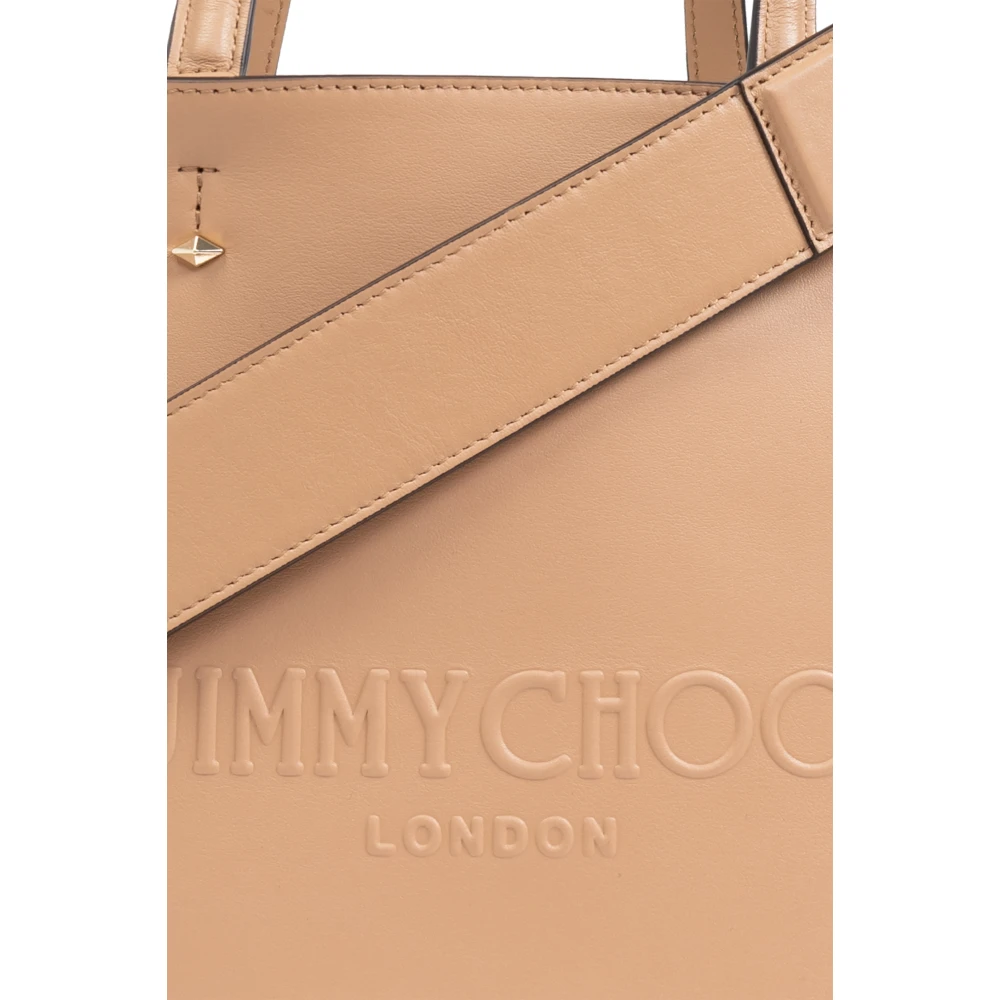 Jimmy Choo Lenny Medium Shopper Tas Brown Dames