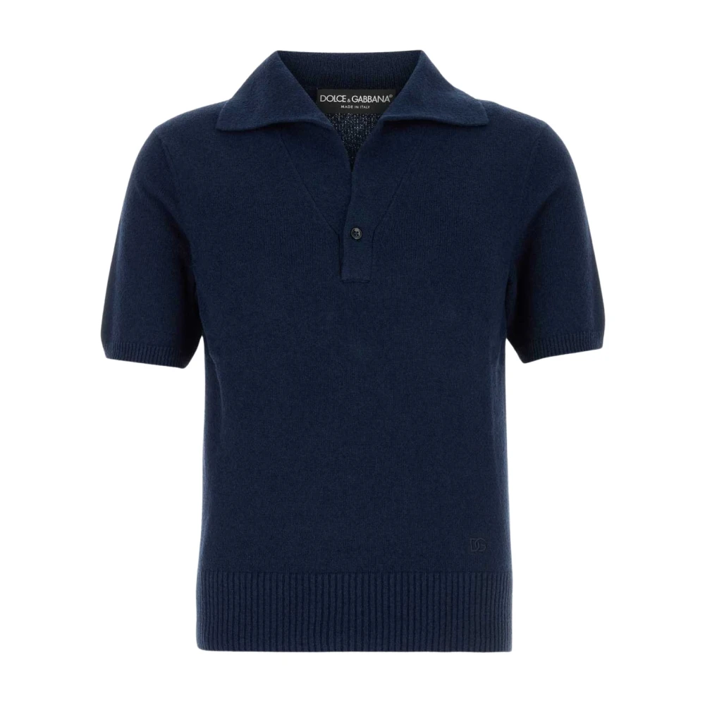 Dolce & Gabbana Men's Blue Polo Shirts, Xl, Polo