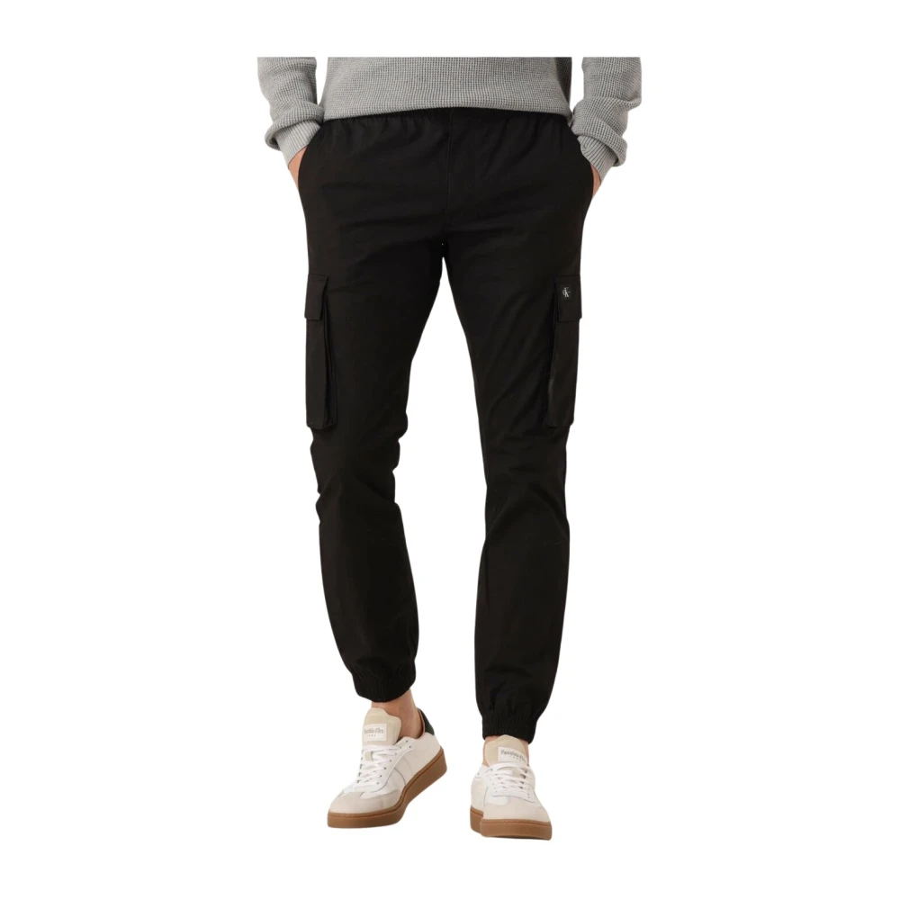 Calvin Klein Heren Skinny Cargo Broek Black Heren