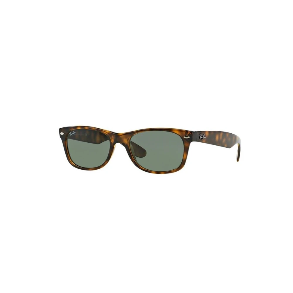 Ray-Ban New Wayfarer RB2132, Tortoise Sunglasses G-15 Green lenses, Mojo Glasses - Image 7