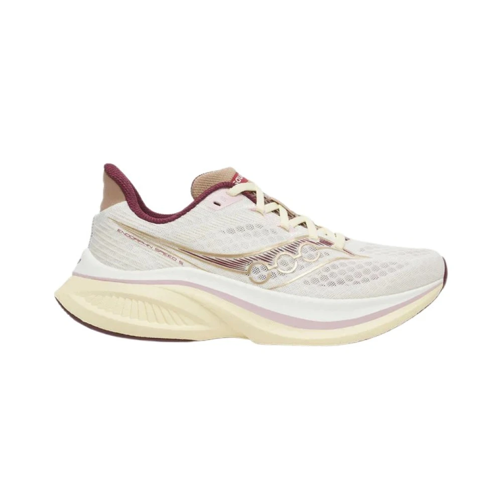 Saucony Women's Ivory/Maroon Endorphin Speed 5 Trainers - Uk 6.5 - Image 5