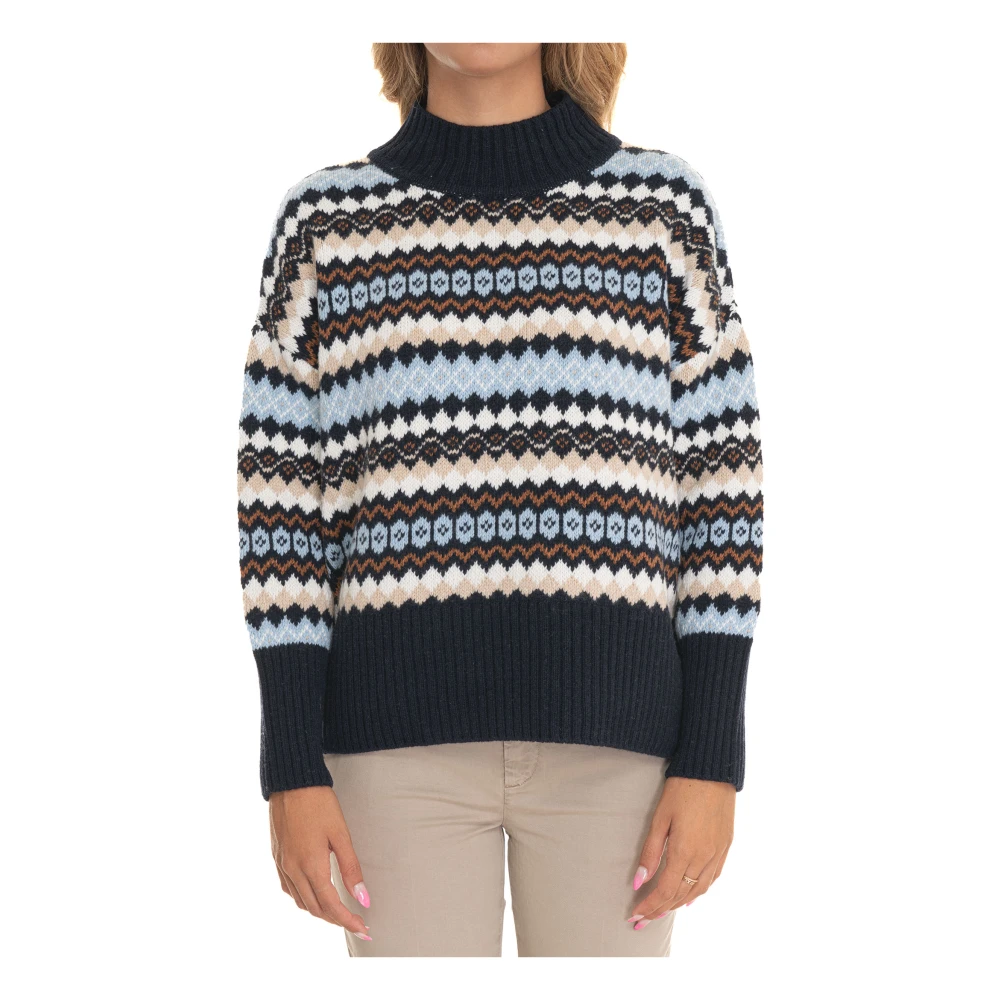 Barbour Gezellig Gebreide Pullover Sweater Multicolor Dames