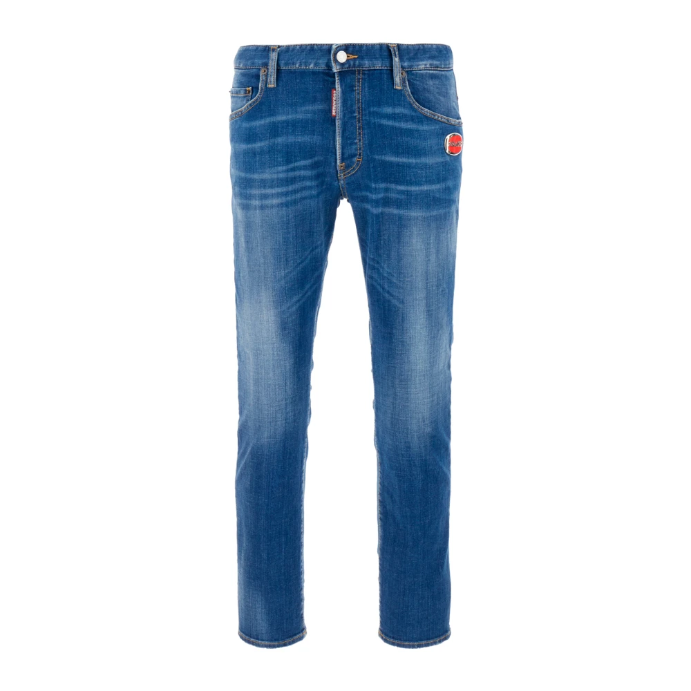 Dsquared2 Men's Blue Classic Denim Jeans For Everyday Wear