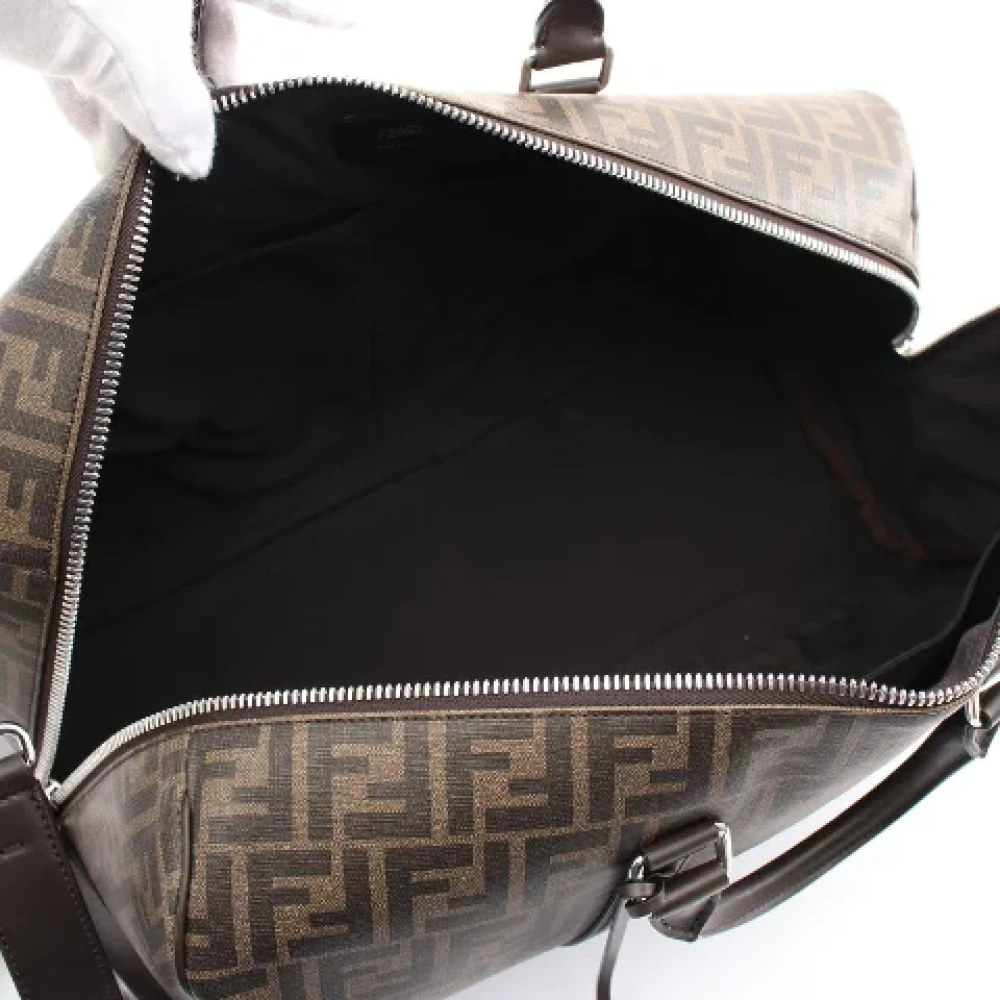Fendi Vintage Pre-owned Canvas handbags Black Unisex