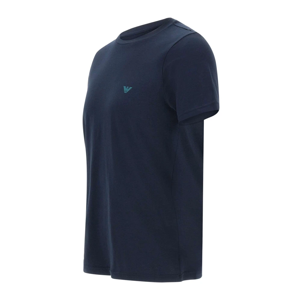 Emporio Armani Heren Stretch Katoenen T-Shirts Set Blue Heren