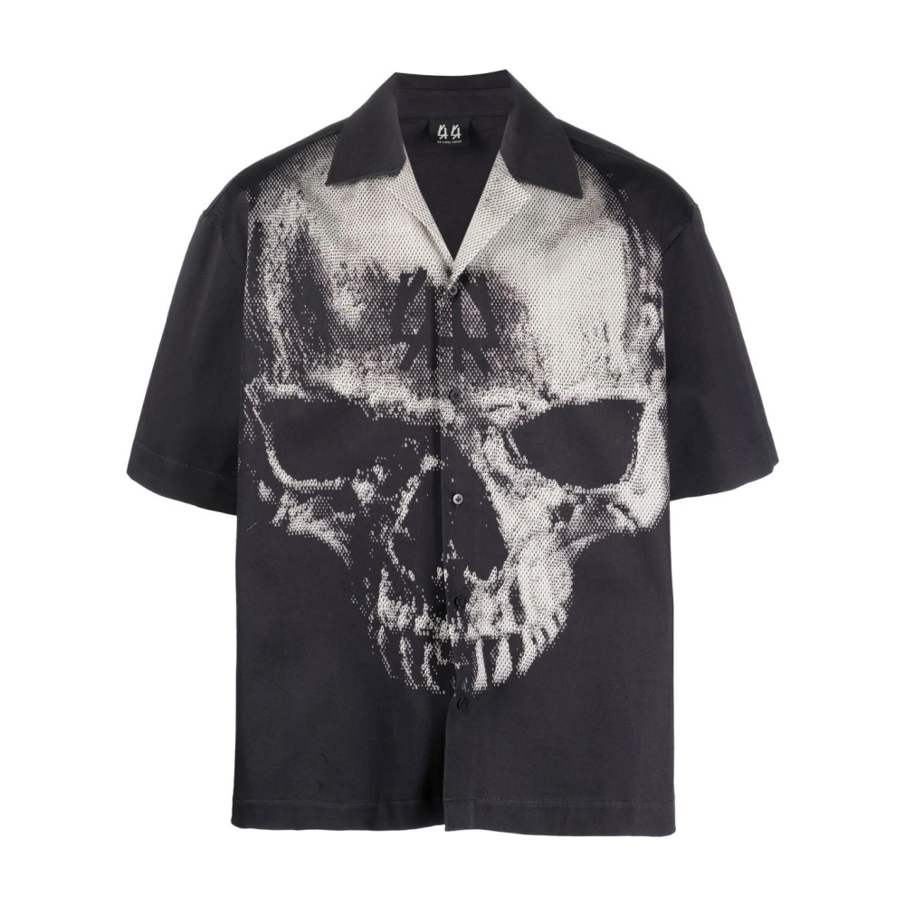 44 Label Group Oversized Korte Mouw T-shirt Black Heren