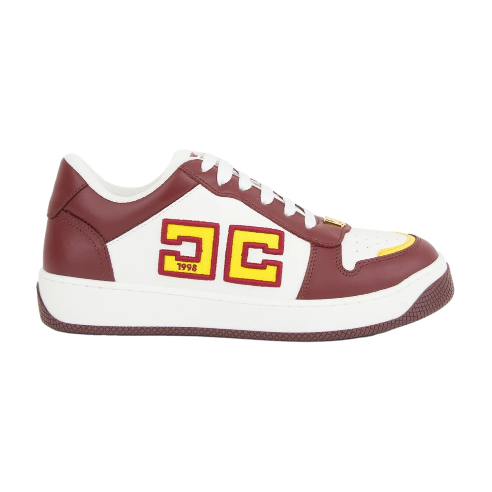 Elisabetta Franchi Stijlvolle Sneakers voor Trendy Outfits Dames Schoenen Rood