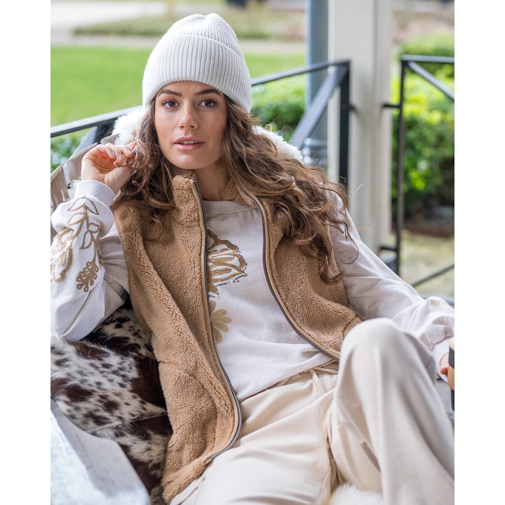 HV Polo Lumi Sweatshirt Beige Dames