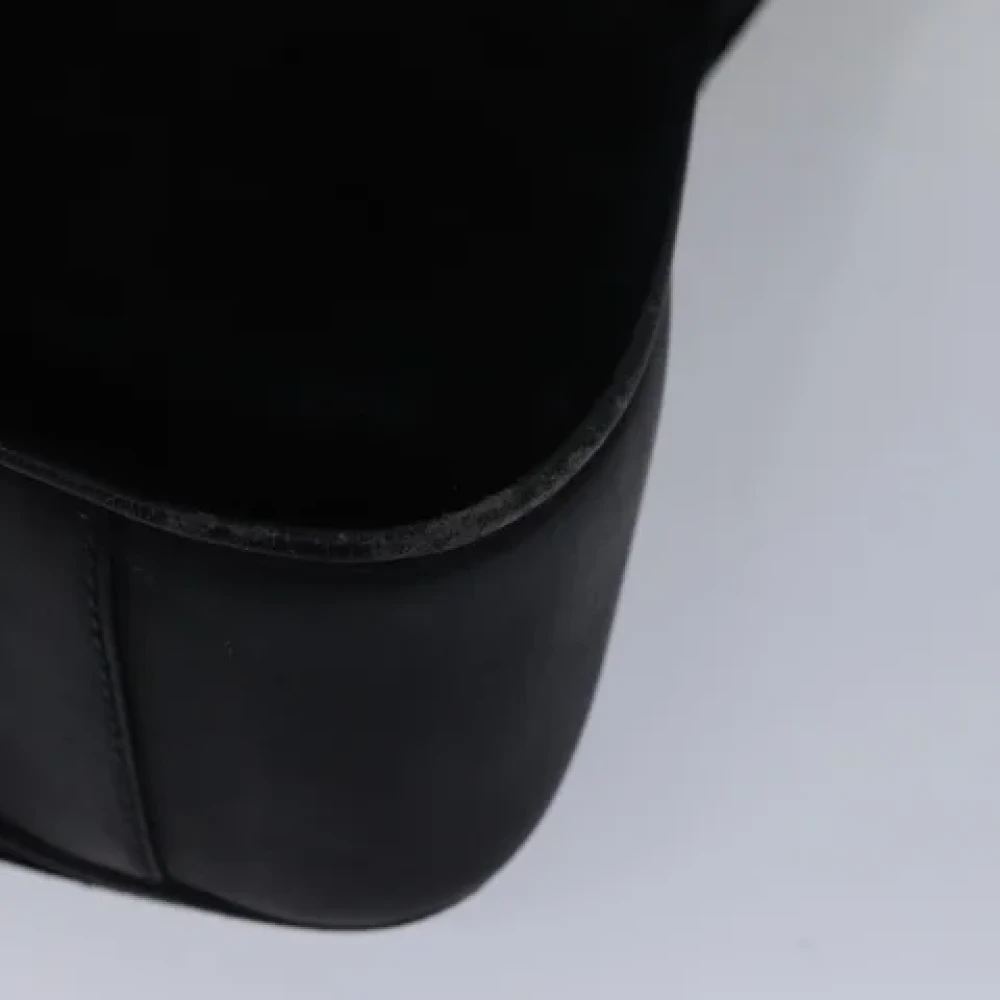 Gucci Vintage Pre-owned Suede handbags Black Dames