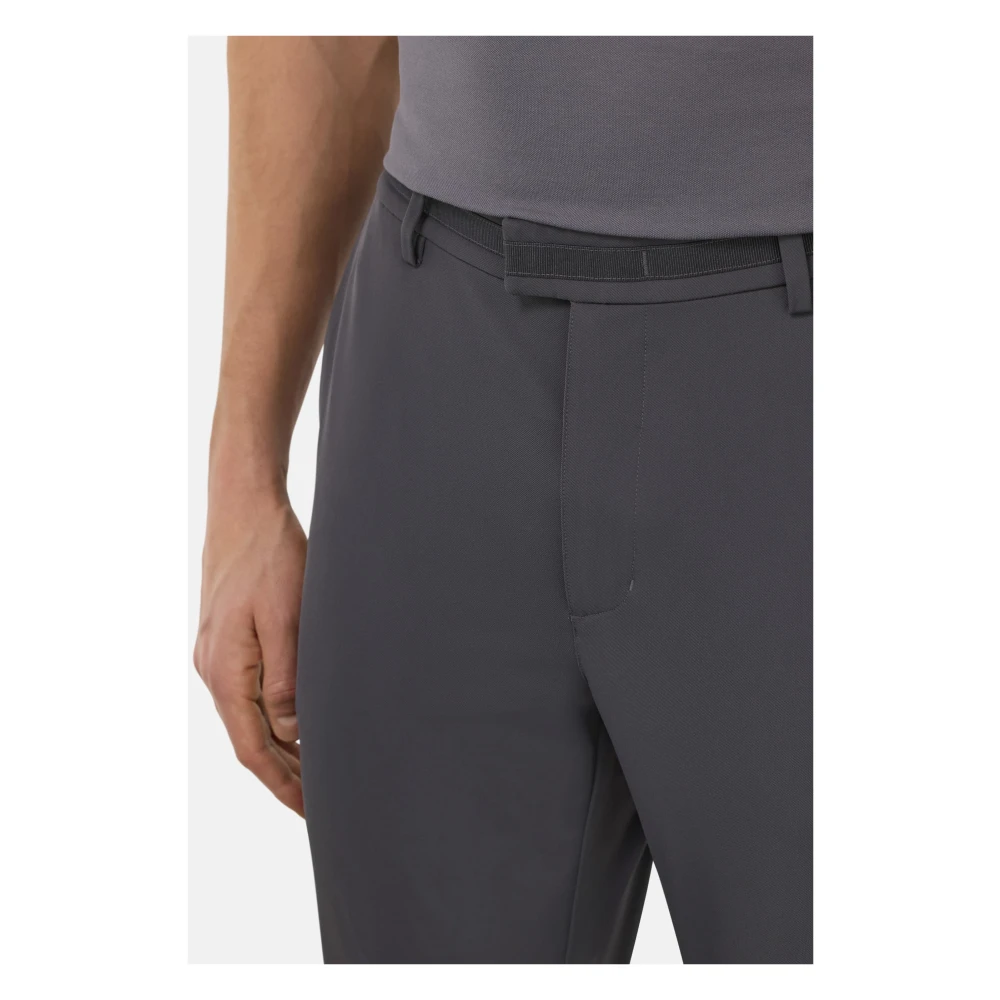 Boggi Milano B-Tech Stretch Nylon Broek Gray Heren
