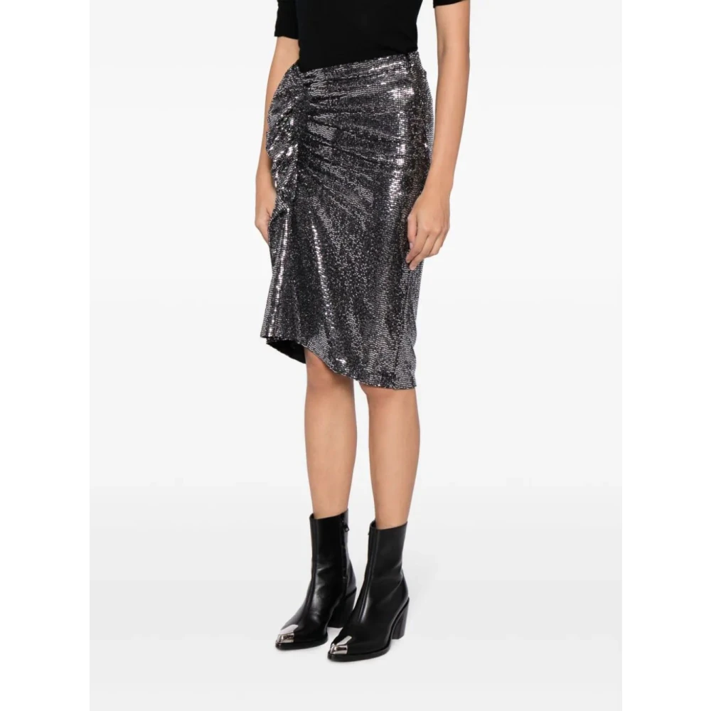 Isabel Marant Étoile Zilveren Dolen Rok Gray Dames