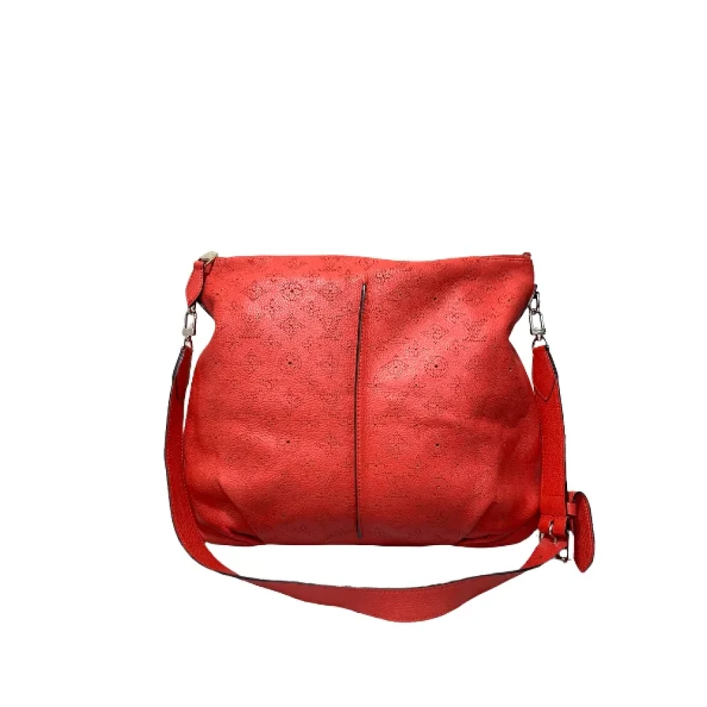 Louis Vuitton Vintage Pre-owned Leather louis-vuitton-bags Orange Dames
